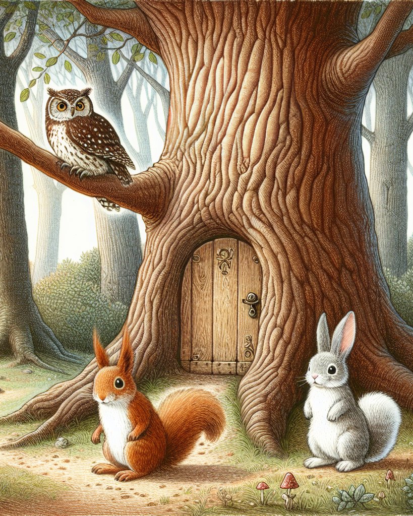 Die Tür im alten Baum