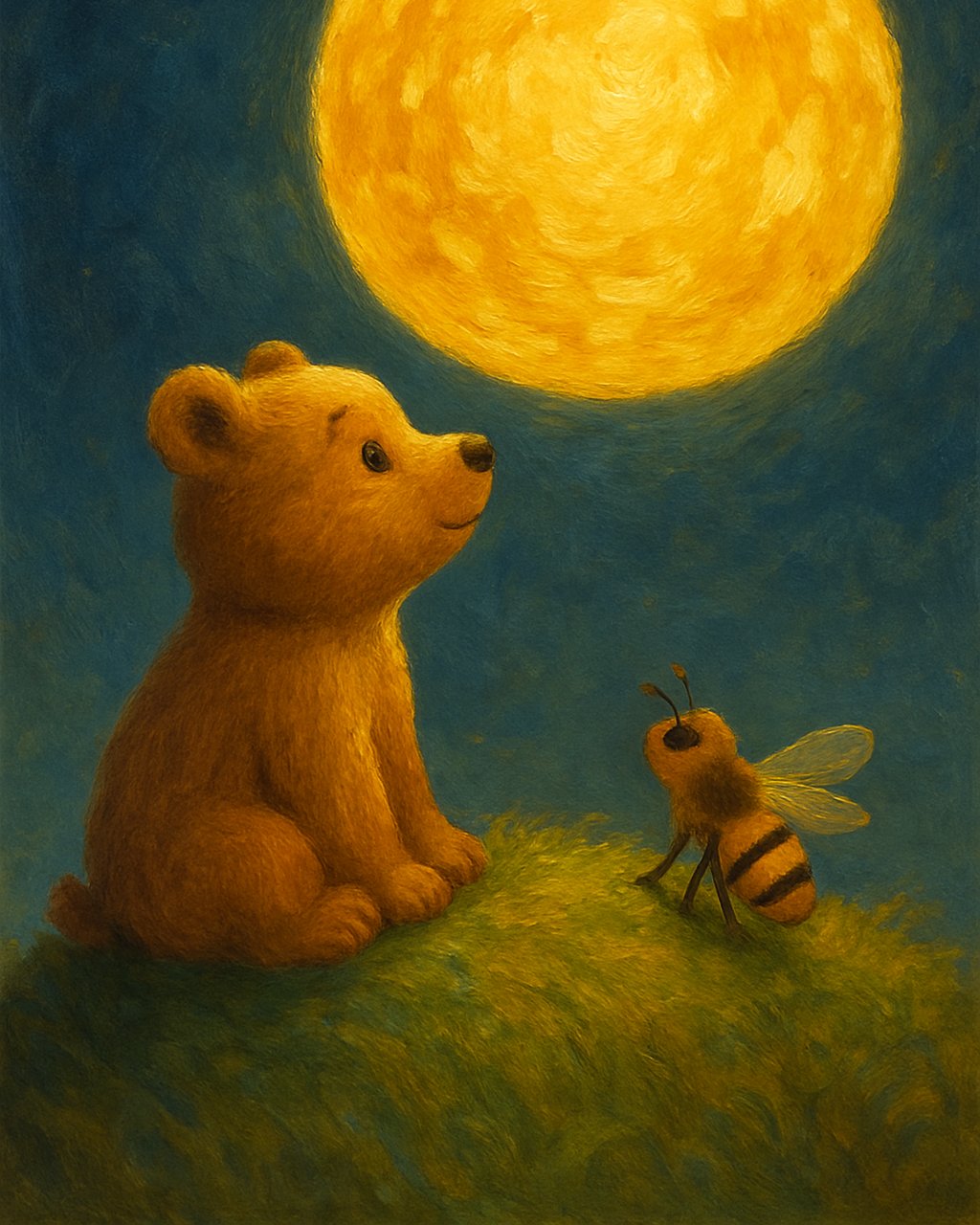 Die kleine Bärin und der Honigmond