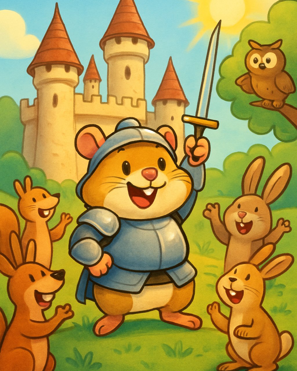 Der mutige Hamster-Ritter