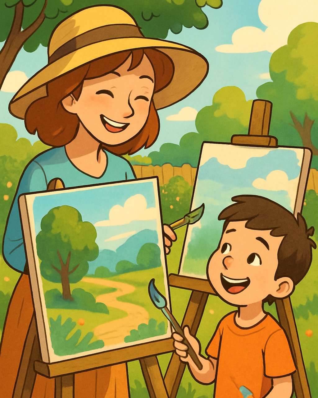 Bild: Die Künstlerin nebenan