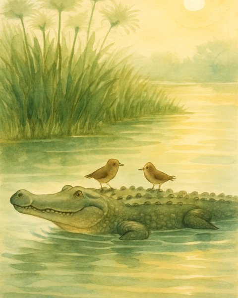 Karo, das neugierige Krokodil