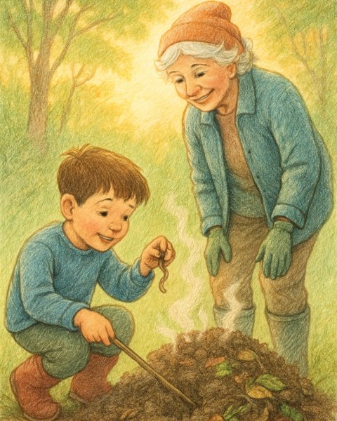 Unsichtbare Helfer im Komposthaufen