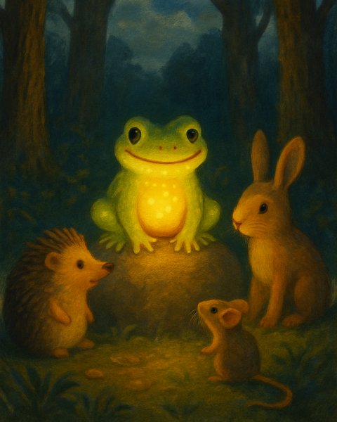 Der Leuchtende Lurch