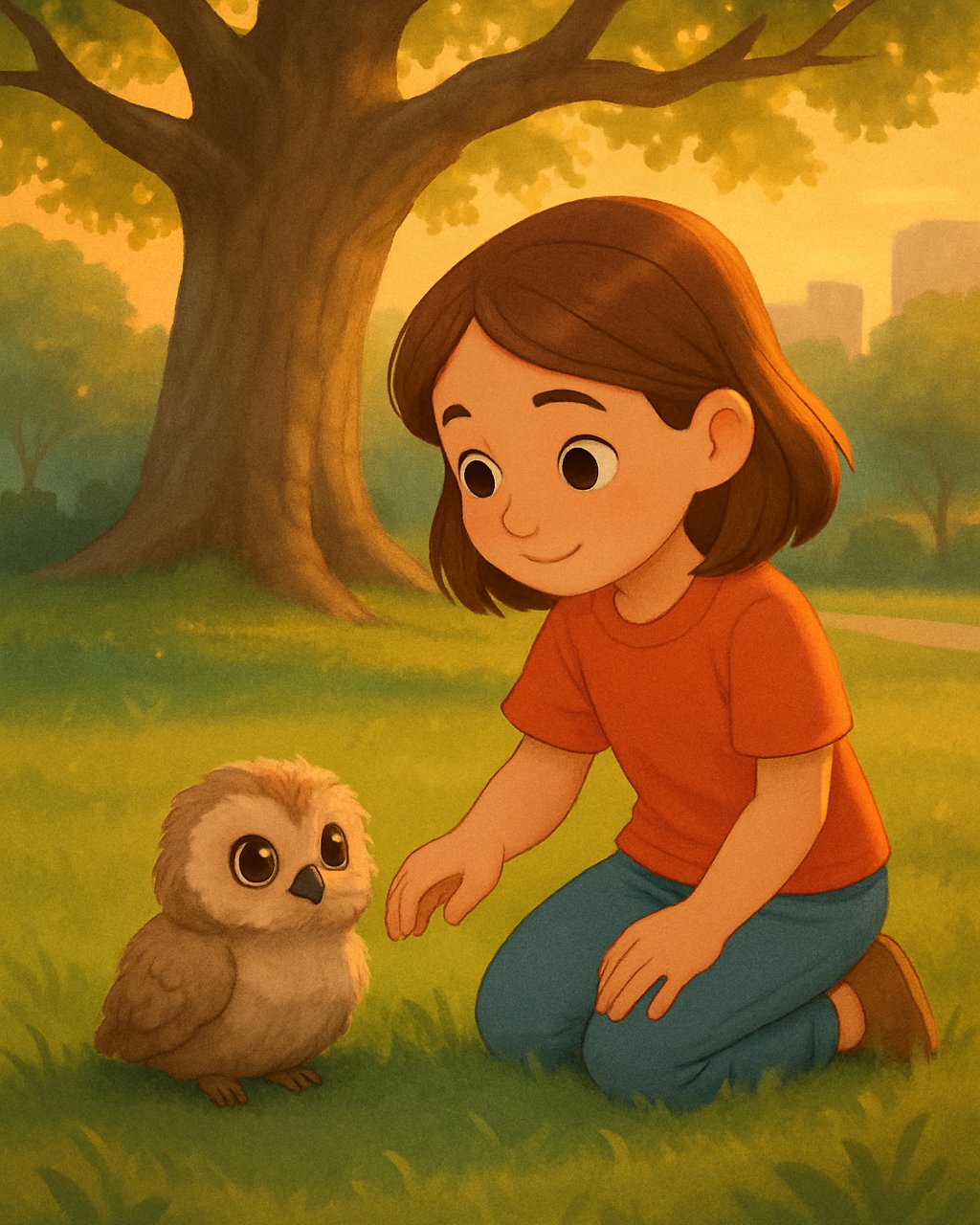 Angelina und der kleine Kauz