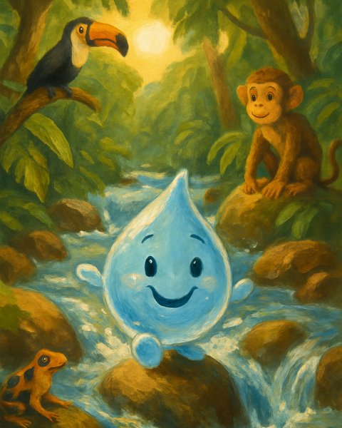 Ein Wassertropfen reist um die Welt