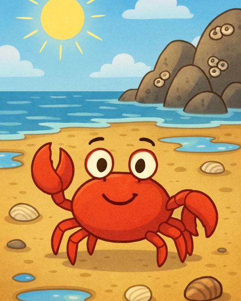 Das Abenteuer der roten Krabbe