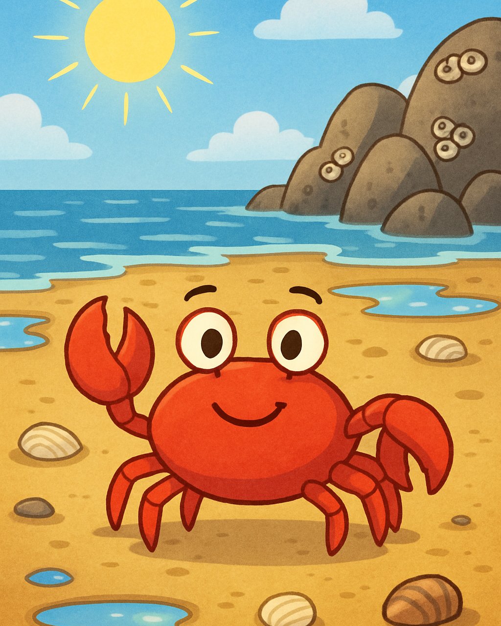 Das Abenteuer der roten Krabbe