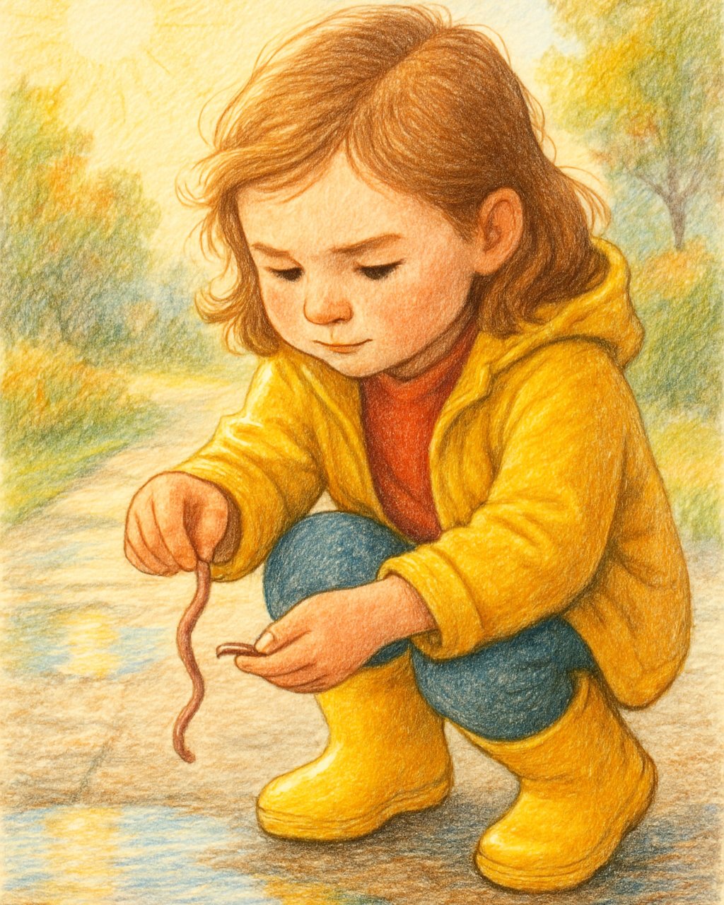 Bild: Biancas Regenwurm-Rettung