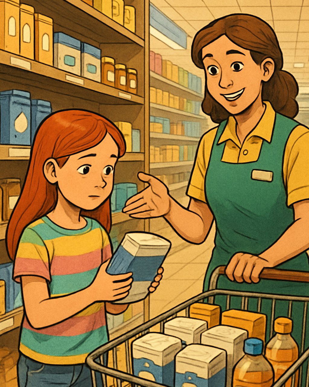 Der verlorene Einkaufszettel